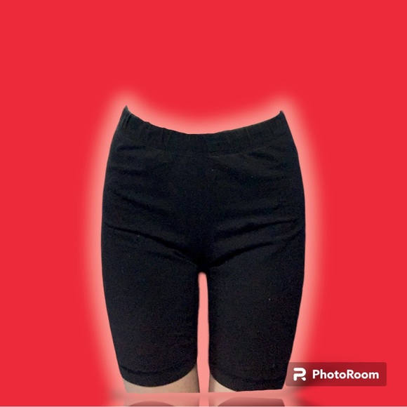 Black active medium activewear biker shorts - Picture 1 of 4